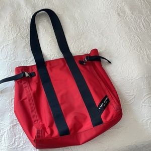 MARC JACOBS Red Nylon Tote Bag